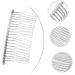 LALAFINA 20 Hair Pieces Hair Accessory Hair Clip Comb Fancy Hair Comb White Hair Accessories Teasing Combs for Women Comb for Wedding Veil Hair Decor Crown Wire Comb Headband Headgear Miss - Buy Online on GoSupps.com
