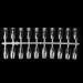 200 Transparent Nail Tips Display Sticks - Pointed Nail Art Chart Accessories for Perfect Nail Designs - Buy Online on GoSupps.com