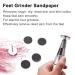 100 Pcs Corn Skin Remover Grinding Wheel - Medium 120# Sanding Paper Pedicure Tool for Smooth Feet - Buy Online on GoSupps.com