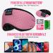 Dolida Breathable Sleeping Mask for Side Sleepers | Zero Eye Pressure | Built-in HD Speakers | Pink - Buy Online on GoSupps.com