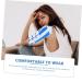 FRCOLOR Humerus Fixation Strap - Shoulder Brace for Men & Women | Arm Splint & Rest Support - 32x15x2cm Blue & White - Buy Online on GoSupps.com