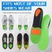 Plantar Fasciitis Insoles - Arch Support Inserts for Foot Pain Relief - High Arch Support Shoe Inserts for Men and Women - XS(35-37) Green+Black - Buy Online on GoSupps.com