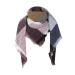 Women's Scarf Warm Winter Scarf Black With Buttons Wrap Scarf Scarves Triangular Scarf Large Neck Warmer Triangular Scarf One Size A