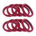50 Pcs Seamless Thick Hair Ties in Burgundy Red - Soft Ponytail Holders for Women - Buy Online on GoSupps.com