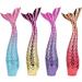 4pcs Mermaid Lip Gloss Tube Clear Mascara for Eyelashes Lip Balms Bottle Creative Lipstick Bottle As Shown 4 - Buy Online on GoSupps.com
