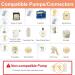 Maymom Myfit 13Mm Shields Compatible with Medela Breast Pump- Personalfit Freestyle Harmony Maxi Connector Connect to Widemouth/Narrow Connector Personalfit/Freestyle Flex Connector 2Pcs - Buy Online on GoSupps.com