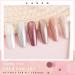 LanFo 6 Colors Gel Nail Polish Set - Red, Brown, Pink, White - Nude Glitter - UV LED Soak Off Nail Art at Home - Buy Online on GoSupps.com