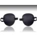 Bistras 2 Pcs Eye Patches for Adults and Kids 3D Adjustable Eyepatch for Right or Left Eye Medical Eye Patch One Eye Cover for Amblyopia Lazy Eye Pirate Costume(Black)