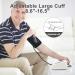 Buy Accurate Upper Arm Blood Pressure Monitor for Home Use - Adjustable Cuff Two User Mode Non-Rechargeable - Buy Online on GoSupps.com