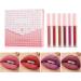Scnvsi 6Pcs Matte Liquid Lipstick Set for Women Girls Waterproof Pigmented Lip Gloss Beautiful Colors for All Occasions - Buy Online on GoSupps.com