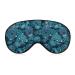 Funny Sleep Mask for Women Men Teal Flower Skull Soft Blindfolds Eye Mask for Sleeping Adjustable Elastic Strap Blackout Sleep Cover Eye Shade for Travel Sleeping Nap Cute Style 10 1 Count (Pack of 1)
