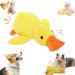 Noovelo Calming Duck Toy 2024 New Calming Duck Dog Toy Calming Duck for Dogs Dogs Emotional Support Duck Cute Quacking Stuffed Duck Dog Toy. (L-Yellow)