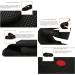 ZJING Women's Wide Diabetes Shoes | Open Toe Diabetic Slippers | Adjustable Orthopedic Walking Shoes for Arthritis & Edema | Wide Width, Size 8, Black - Buy Online on GoSupps.com