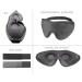 3D Sleep Mask with Soft Memory Foam - Adjustable Strap - Great for Men, Women, Kids - Travel, Nap, Night's Sleep - Black - Buy Online on GoSupps.com