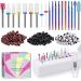 Saviland Nail Drill Bits - 320 PCS Drill Bits for Nails, Sanding Bands for Nail Drill, Nail Drill Bits for Acrylic Nails, Dip Powder Nail Kit, Gel Nail Polish, Nail Drill Bits for Nails Professional A-Nail Drill Bits Set