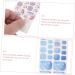 FRCOLOR 18 Sheets toenail Stickers DIY Fake Nails False Nail Covers Nail Art Wraps Nail Decals Stickers Long Nails Full Cover Fake Acrylic Nails Nail Wraps for Women Nails Gel Oval Work 3D Assorted Colorx3pcs 10X5.5X0.1CMx3pcs - Buy Online on GoSupps.com