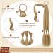 Sofeiyan 86cm Blonde Braid Ponytail Extension - Natural Synthetic Hair Tie for Women - Buy Online on GoSupps.com