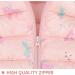 Baby Puffer Jacket Toddler Winter Coat Hooded Outerwear Lightweight Jacket Pink Rabbit 1-2 Years - Buy Online on GoSupps.com