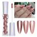 KYDA Liquid Mirror Nail Powder Chrome Mirror Finish High Glossy Metallic Liquid Powder for Nails Holographic Glitter Nail Art Powder Iridescent Aurora Nail Art Varnish#02
