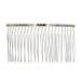 Honbay 6PCS Silver Fancy DIY Hair Clips Metal Wire Combs for Bridal Wedding Veil - 22 Teeth - Buy Online on GoSupps.com