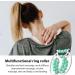 Adjustable Wheels Muscle Roller Massage Device - 15 Rolls 360 Rotation Non-Slip Relaxation for Legs Neck Hands and Arms - Ideal for Yoga Bodybuilding & Indoor Sports - 20 Round Green - Buy Online on GoSupps.com