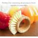 Full Circle The Ring Fruit and Vegetable 2 in 1 Fruit & Vegetable Cleaning Brush  Small (Pack of 1)  White - Buy Online on GoSupps.com