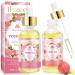 Yoni Oil (60mlx2pcs) Organic Yoni Feminine Oil with Essential Oil Rose and Peach Yoni Oil for Smell and Taste Vaginal Moisturizer For Wetness Keep Ph Balanced Body Juice Yoni Oil for Women