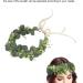 Floral Headpiece Floral Crown Eucalyptus Wreath Artificial Green Garland Headbands Eucalyptus Wreath for Seaside Vacation Photo Props - Buy Online on GoSupps.com