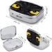 Two Yellow Eyes Pill Box | 2 Compartment Medicine Organizer | Portable Decorative Metal Pill Case for Pocket & Purse - Buy Online on GoSupps.com