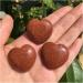 Natural Crystal Rough 4pcs Natural Crystal Gold Sand Heart EnergyDecoration Gift - Buy Online on GoSupps.com