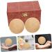 FOMIYES 2 STK Marble Massage Balls - Stress Relief & Health Care - 5.50cm Yellow Baoding Balls for Hand Function & Fitness - Buy Online on GoSupps.com