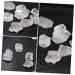 Toyandona 2ST Quartz Mineral Specimens - Geological Rehearsal Sample Ores for Teachers - Natural White Crystal Decor - 3x3cm Transparent Ore Decorations (2 PCS) - Buy Online on GoSupps.com
