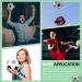 PEOVLVN 24 Pieces Soccer Hair Ties Elastic Ribbon Soccer Hair Accessories Soccer Scrunchies for Girls Women Soccer Team Gifts Party Favors for Team Members (Black White) - Buy Online on GoSupps.com
