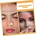 Angoily 10pcs Eyebrow Design Ruler Brow Guide Ruler Eyebrow Drawing Tool Eyebrow Trimming Measuring Ruler - Buy Online on GoSupps.com