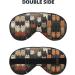 SSIMOO Cat Print Ultra-Soft Eye Mask - Light-Blocking Comfort for Restful Sleep - International Shipping Available - Buy Online on GoSupps.com