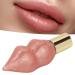 Moisturizing Lip Plumper Gloss - Metallic Nude Ginger Mint | Hydrating Lip Fuller Serum for Luscious Lips - Buy Online on GoSupps.com