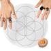 Generic W sschelrutenbrett Pendel -Hachrsage board - pendulum boarding board wing rod crystal energy prophecy - round duvet rod out of acrylic for metaphysical messages living room and