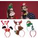 Frcolor 6 Pack Christmas Hair Ties - Santa & Reindeer Headgear for Holiday Parties & Photos - Buy Online on GoSupps.com