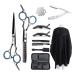 Hair Scissors/Hair Shears Hairdressing Scissors Kit Hair Scissors with Tail Comb Hair Cloak Haircut Comb Styling Tool for Barber Salon Home 6 Inch Hair Cutting Scissors