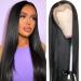 ALLMAY Straight Lace Front Human Hair Wig 22 Inch - 13X4 Lace Frontal, Pre-Plucked, 150% Density, Brazilian Virgin Hair for Black Women - Natural Color, Glueless - Buy Online on GoSupps.com