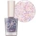 Glitter Nail Polish - Purple Sparkle Nail Varnish - 2 In 1 Pink Nail Varnish Purple Nail Polish - 60 Seconds Quick Drying & Long Lasting Holographic Nail Polish - No Need Baking