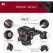 V6 Professional Video Fluid Head Mount for DSLR Cameras & Camcorders - Max Load 17lbs/8kg - Buy Online on GoSupps.com
