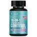 Cortisol Complex 16-in-1 Supplement for Women & Men | Stress Support Manager with Organic Ashwagandha, Maca Root, Rhodiola Rosea & Shilajit | Adaptogen Blend for Balance & Energy | 120 Capsules