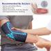 Elbow Compression Sleeve & Brace for Tennis Elbow - Support & Pain Relief | X-Large Black - Buy Online on GoSupps.com
