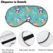Funny Cartoon Shark Sleep Mask - Light Blocking Eye Mask for Men & Women | Adjustable Soft Sleep Shade - Buy Online on GoSupps.com