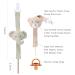 COTTONBEBE Pacifier Clip 2 Pack - Elephant & Bear Design | Baby Pacifier Holder for Boys and Girls | Fits Various Pacifiers & Teething Toys | Ideal Baby Gift - Buy Online on GoSupps.com