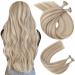 UGEAT Extensions Real Hair Bonings Ashblond and Blonde Highlights Extensions Ashblond smooth extensions real hair keratin u tip extensions 40 cm 50 grams 50 pieces #18/613 16 inch 4.U tip #aschblond highlight blonde