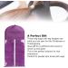 Wig Bags Storage with Hanger Hair Extensions Storage Bag Portable Dustproof Hair Extensions Carrier Holder with Zipper for Travel Daily Use(Purple) - Buy Online on GoSupps.com