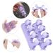 Sibba Silicone Toe Separator for Nail Polish and Toe Alignment - Purple - Buy Online on GoSupps.com
