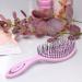 CHIARA AMBRA Bio Friendly Detangling Brush - Vegan Vent Hairbrush for Thick & Curly Hair - Pink - Buy Online on GoSupps.com